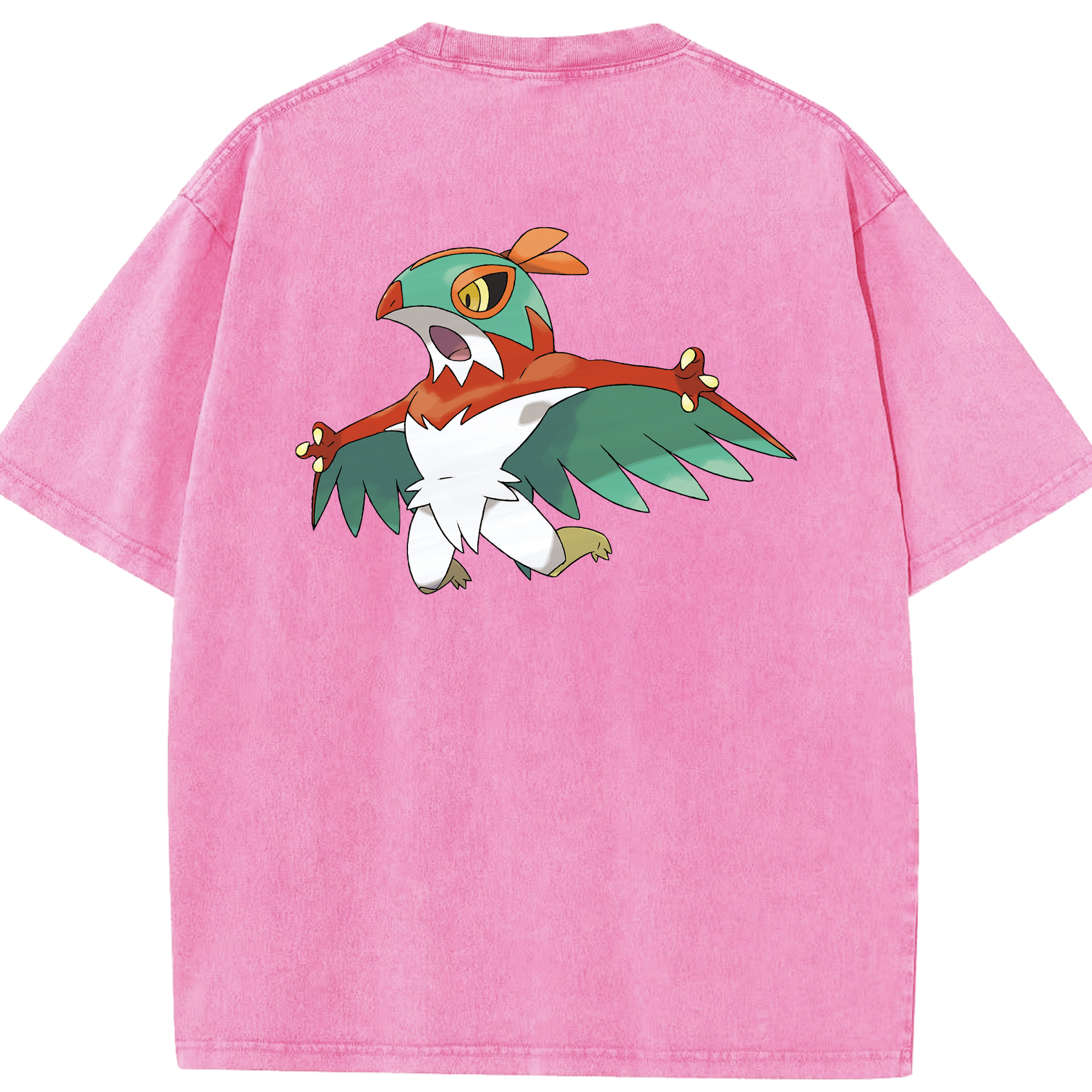 （画像用） ポケットモンスター Pokémon 綿100% ヴィンテージ風 半袖Tシャツ（背面プリント）